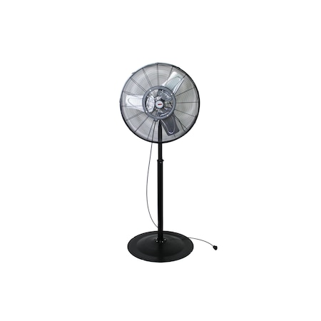 K-Tool International Waterproof Fan W/ Misting Attachment, 24 in Blade Dia, Oscillating KTI77726KIT